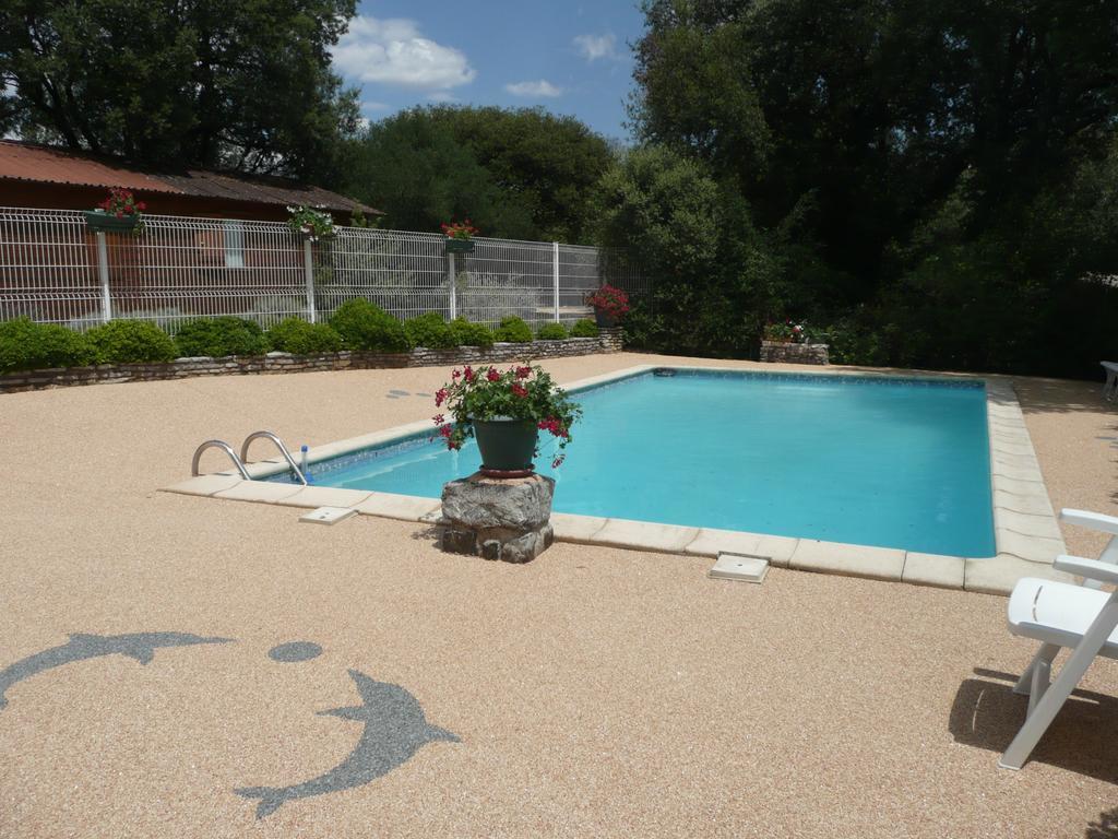 אנדוזה Gites De Plos Appart Chalet Piscine Spa חדר תמונה