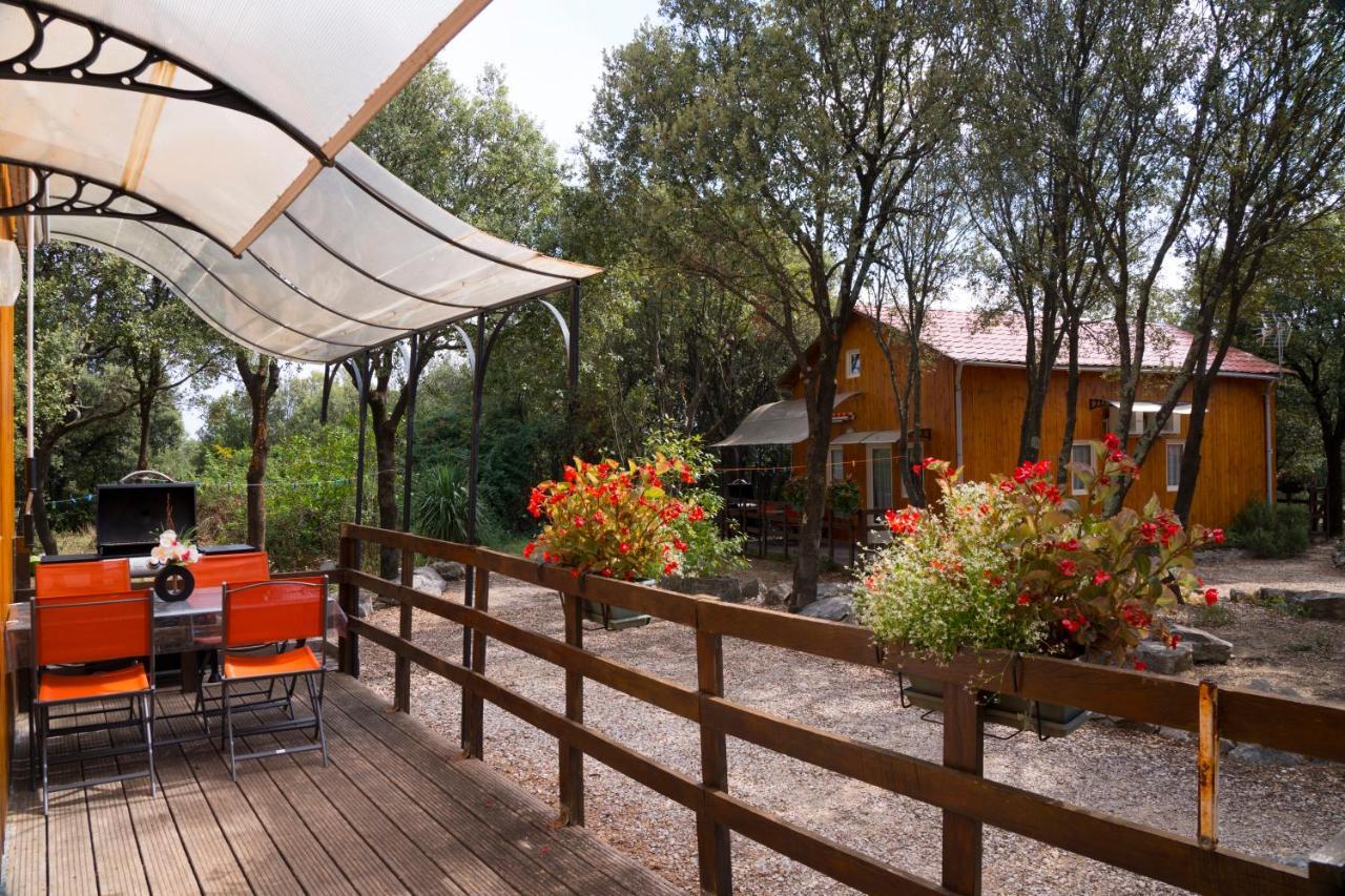 אנדוזה Gites De Plos Appart Chalet Piscine Spa מראה חיצוני תמונה